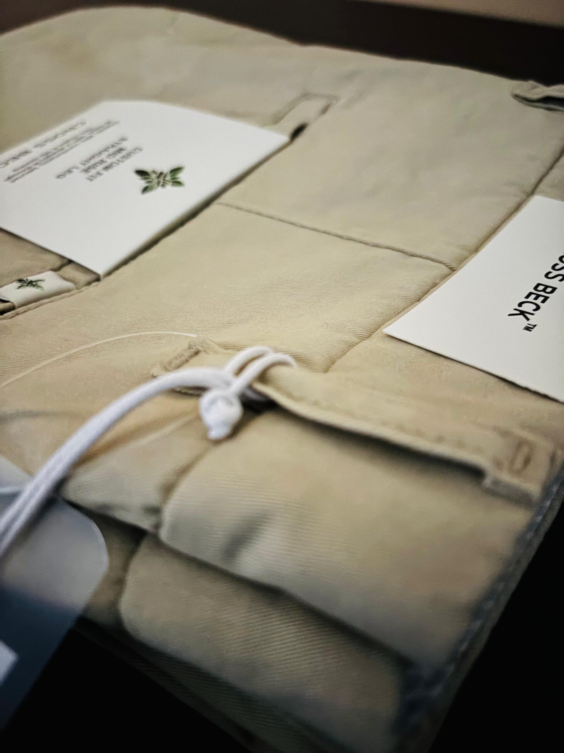 Slim Fit 100% Cotton Chinos Light Khaki