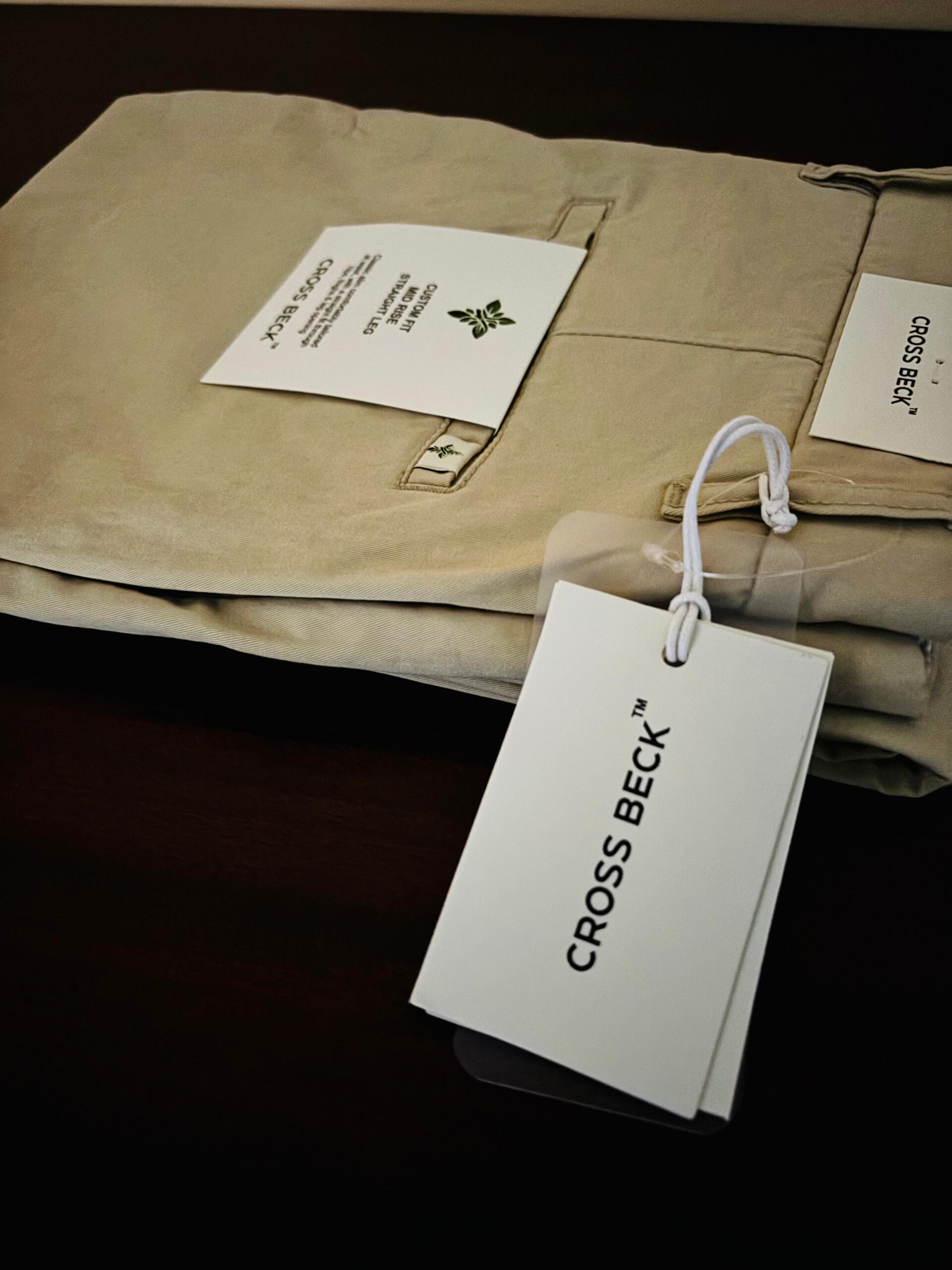 Slim Fit 100% Cotton Chinos Light Khaki - Image 5